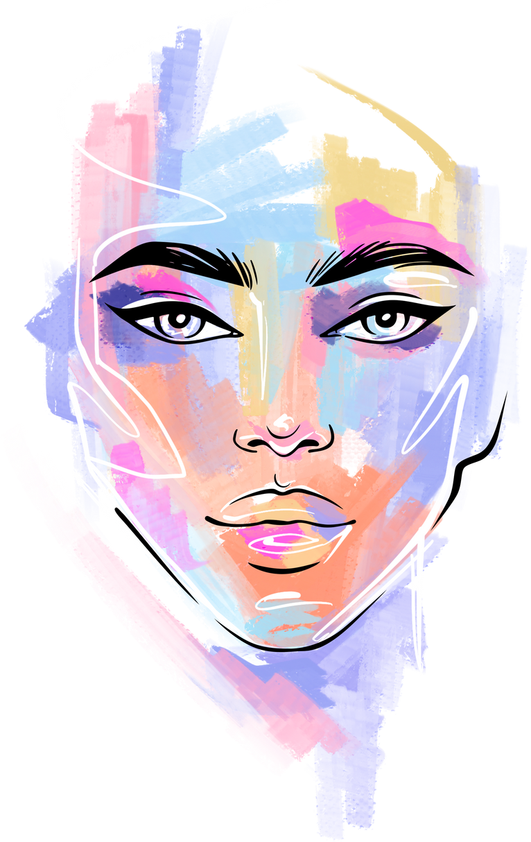 Art Woman Face Portrait